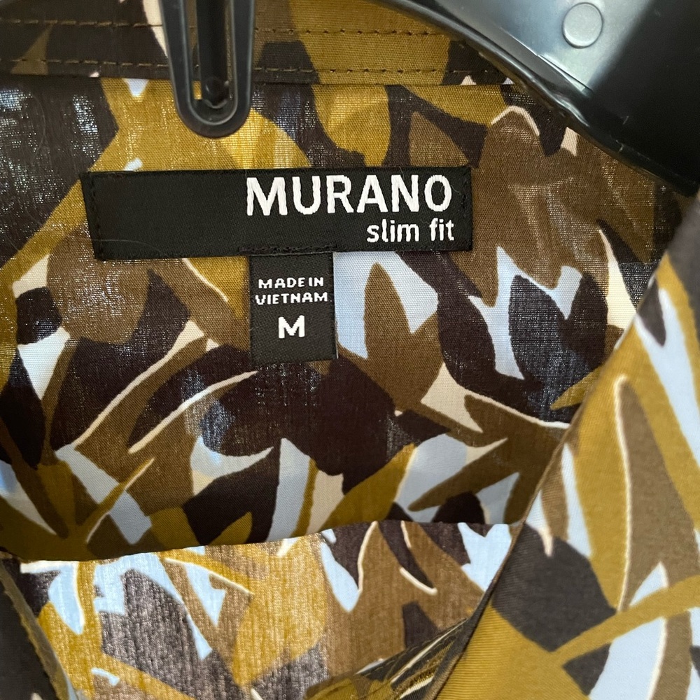 Murano Jurassic Collection Slim Fit Shirt Medium NWT